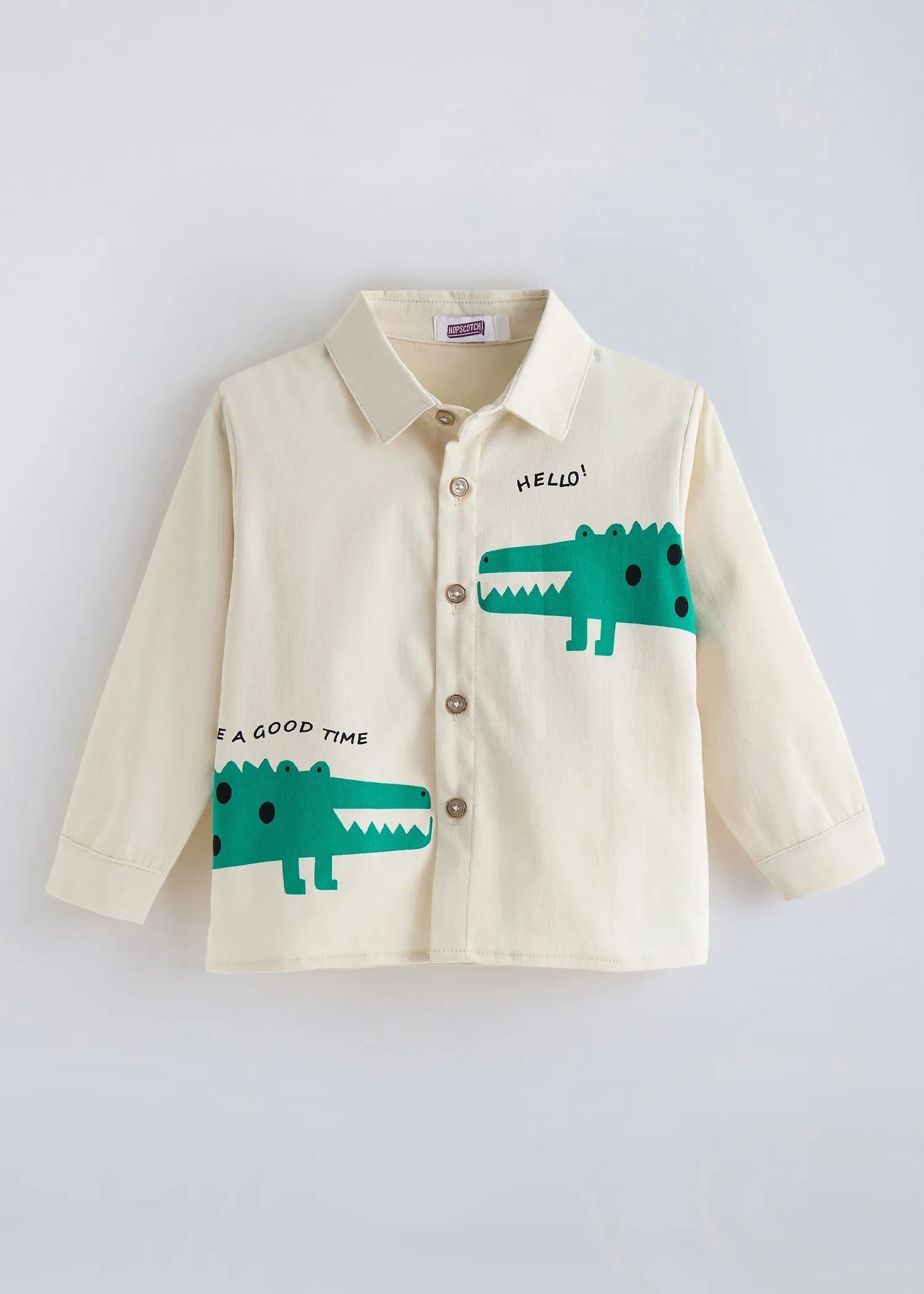 Kids Cartoon Printed Cotton Shirt & Denim Cargo Pants Co-Ord Set | Premium 2-Piece Casual Outfit for Boys & Girls